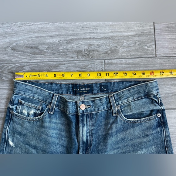 Lucky Brand| Sienna Slim Boyfriend Jeans, Distressed Style, Size 6/28••• - Picture 13 of 15